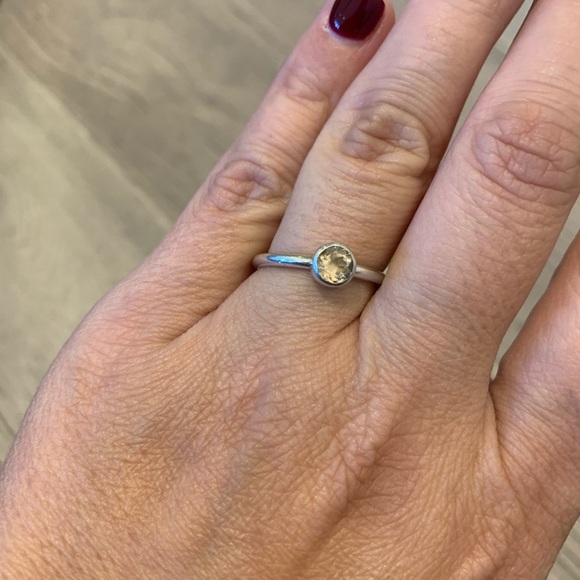 5 in 1 interchangeable sterling sliver and gems rings - Picture 3 of 8